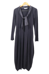 שמלה מעוצבת בשחור- L-XL